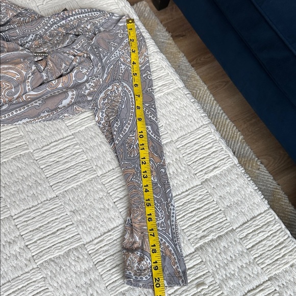 Tommy Bahama paisley fit and flair stretchy pullover midi dress - Picture 7 of 7